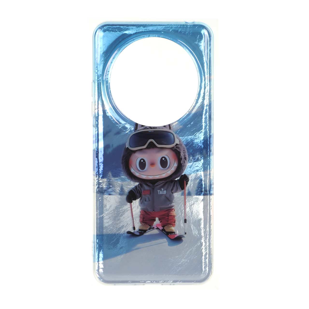 قاب اطلسی Labubu دور ژله ای Xiaomi Redmi 14C / Redmi A4 / Poco C75 - طرح 24